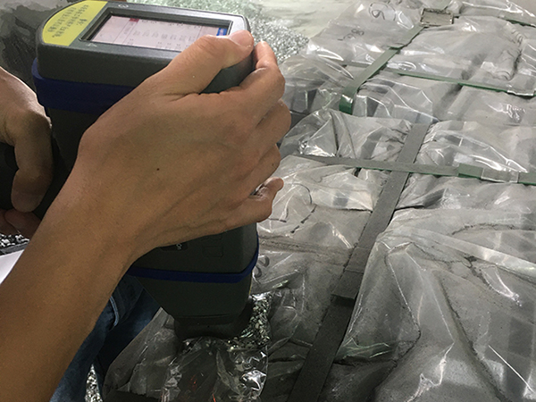 金屬回收行業手持式合金分析儀（yí）應用案例