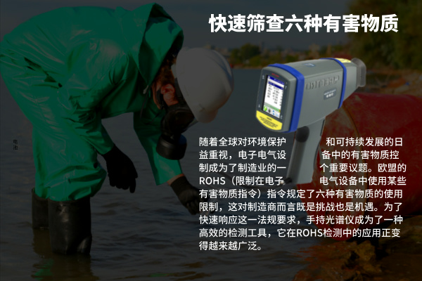 快速篩查六（liù）種有害物質：手持光譜儀在ROHS檢測中的效率