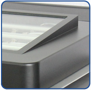 櫥窗傾斜設計防回（huí）流