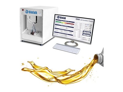 biolab Oracle 機油壽命和顆粒計數器，動力粘度和運動粘度水（shuǐ）活（huó）度