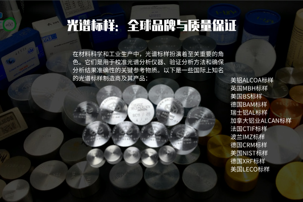 光譜標樣：全球品牌與質量（liàng）保證
